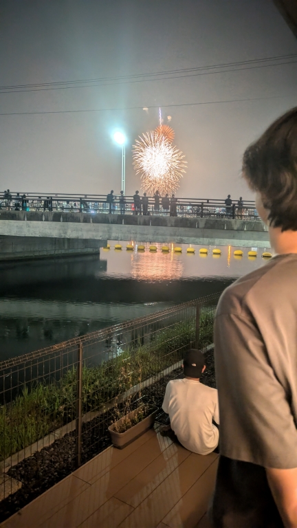 🎆19:00、打ち上げスタート